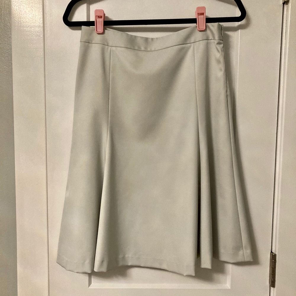 Theory silver blue skirt